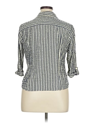 Anne Klein 3/4 Sleeve Button-Down Shirt (view 2)