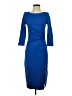 Venus Solid Blue Cocktail Dress Size XS - photo 1