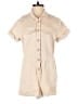 Day + Moon Solid Tan Ivory Romper Size S - photo 1