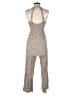 Jessica Simpson 100% Rayon Tweed Gray Jumpsuit Size S - photo 2