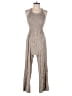 Jessica Simpson 100% Rayon Tweed Gray Jumpsuit Size S - photo 1
