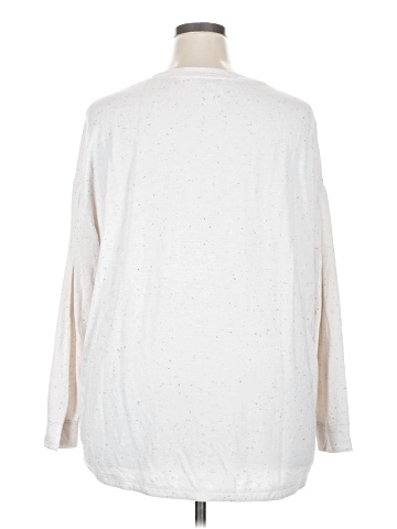 Three Dots Long Sleeve Top (view 2)