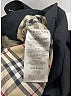 Burberry Blue Black Trenchcoat Size 6 - photo 9