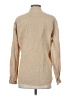 Unbranded Solid Tan Long Sleeve Button-Down Shirt Size S - photo 2
