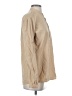 Unbranded Solid Tan Long Sleeve Button-Down Shirt Size S - photo 4