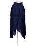 Sourcery 100% Silk Paisley Blue Silk Skirt Size XS - photo 1