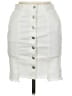 JOA Solid White Casual Skirt Size M - photo 1