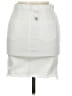 JOA Solid White Casual Skirt Size M - photo 2