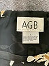 AGB 100% Polyester Floral Black Casual Skirt Size S - photo 4
