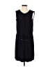 White House Black Market Solid Black Romper Size 8 - photo 1