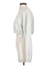 TAN + LINES 100% Cotton Gray Cardigan Size S - photo 5