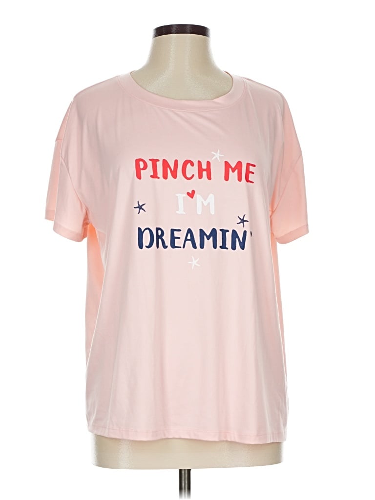 Pre-owned Joyspun Short Sleeve T-shirt In Pink