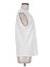 Shein White Sleeveless T-Shirt Size 6 - photo 4