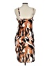 Shein Print Orange Cocktail Dress Size 12 - photo 2