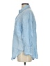 Zara Blue Long Sleeve Button-Down Shirt Size XS - photo 5