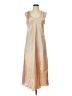 Express 100% Polyester Tan Casual Dress Size L - photo 1
