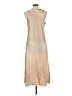 Express 100% Polyester Tan Casual Dress Size L - photo 2