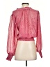Maison d' Amelie Pink Long Sleeve Blouse Size XS - photo 2