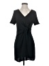 Everly 100% Polyester Solid Black Casual Dress Size S - photo 1