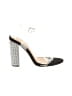 Olivia Silver Black Sandals Size 6 - photo 1