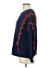 Crown & Ivy Paisley Blue Pullover Sweater Size L - photo 5