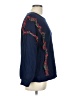 Crown & Ivy Paisley Blue Pullover Sweater Size L - photo 4