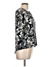 Fun2Fun 100% Rayon Black 3/4 Sleeve Blouse Size L (petite) - photo 4
