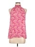 A.L.C. Paisley Pink Sleeveless Blouse Size 8 - photo 1