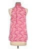A.L.C. Paisley Pink Sleeveless Blouse Size 8 - photo 2