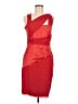 Reiss Color Block Red Cocktail Dress Size 8 - photo 1