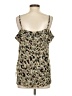 CAbi 100% Polyester Green Sleeveless Blouse Size S - photo 2