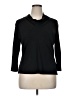 Apostrophe Black 3/4 Sleeve Top Size XL - photo 1