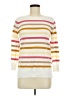 Ann Taylor LOFT Outlet Stripes Ivory Pullover Sweater Size S - photo 1