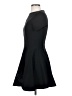 Zara 100% Polyester Solid Black Cocktail Dress Size S - photo 5