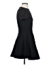 Zara 100% Polyester Solid Black Cocktail Dress Size S - photo 4