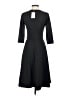 Assorted Brands Solid Black Casual Dress Size S - photo 2
