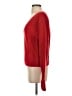 H&M Solid Red Pullover Sweater Size XS - photo 5