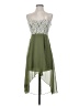 Trixxi 100% Polyester Green Cocktail Dress Size 5 - photo 1