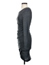 Leith Solid Gray Casual Dress Size XS - photo 5