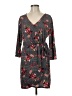 Massini Floral Gray Casual Dress Size M - photo 1