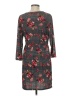 Massini Floral Gray Casual Dress Size M - photo 2