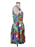 Leifsdottir 100% Silk Argyle Green Cocktail Dress Size 4 - photo 4
