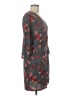 Massini Floral Gray Casual Dress Size M - photo 4