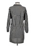 Zara Basic Checkered-gingham Gray Casual Dress Size S - photo 2