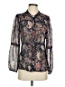 Octavia 100% Polyester Paisley Blue 3/4 Sleeve Blouse Size S - photo 1