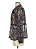 Octavia 100% Polyester Paisley Blue 3/4 Sleeve Blouse Size S - photo 5