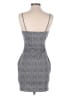 Glare 100% Polyester Plaid Gray Casual Dress Size M - photo 2