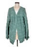 Unbranded 100% Polyester Teal Cardigan Size M - photo 1