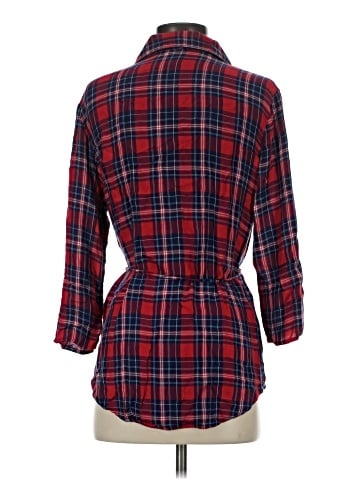 Faded Glory 3/4 Sleeve Button-Down Shirt (view 2)