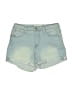 Almost Famous Blue Denim Shorts Size 5 - photo 1